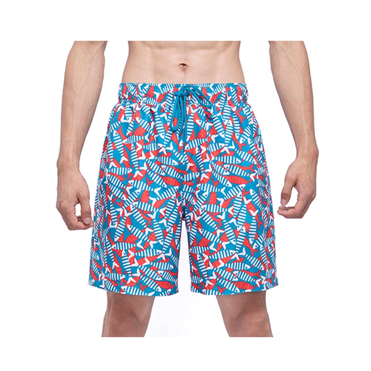 Rokka & Rolla - Wholesale Swim Shorts - Men's - Men's 7.5'' Swim Trunks Beach Shorts Quick Dry Swimwear2