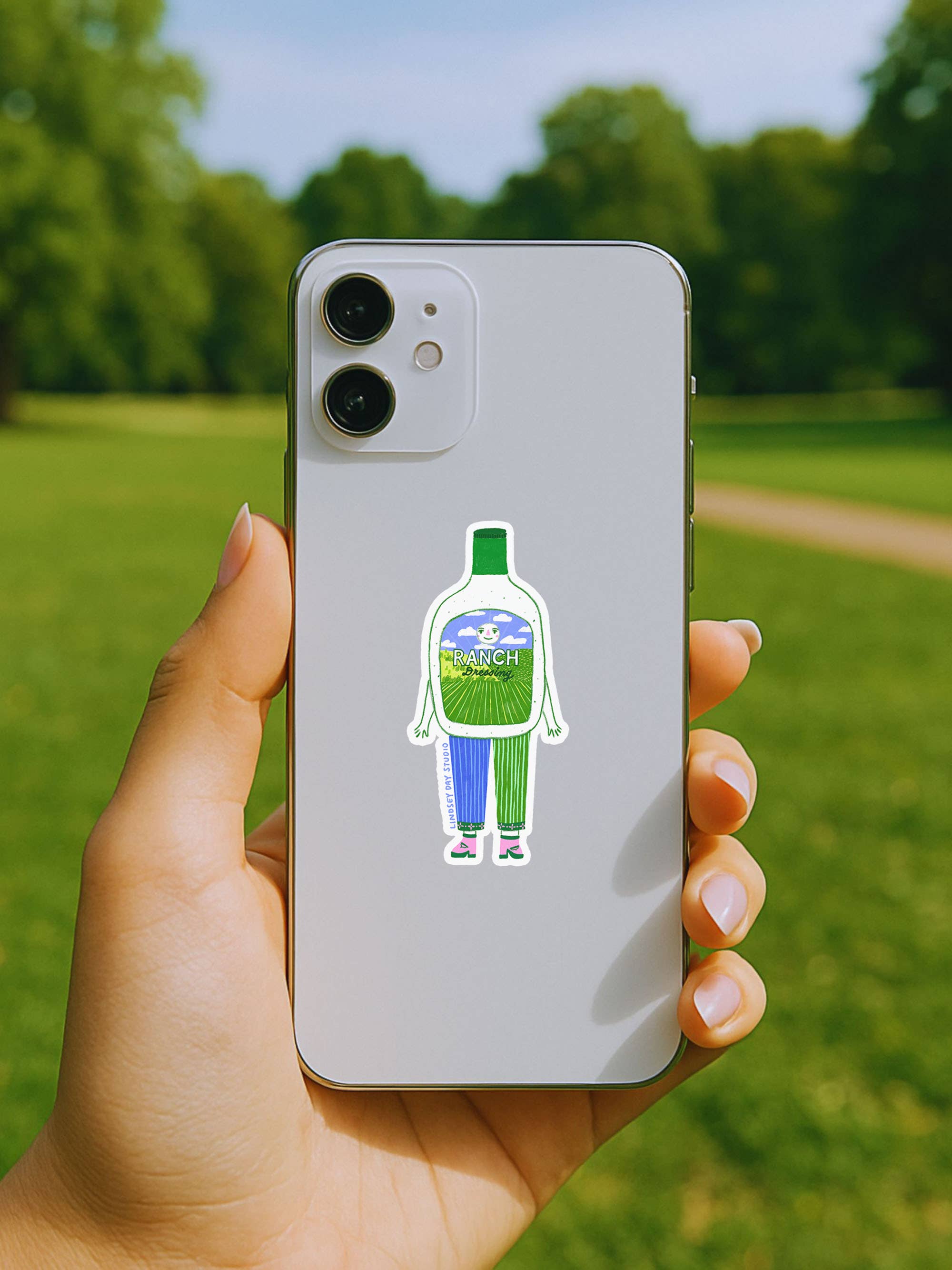 Lindsey Day Studio - Vente Autocollant - Autocollant Blanche the Ranch, Autocollant Drôle, Autocollant Alimentaire7