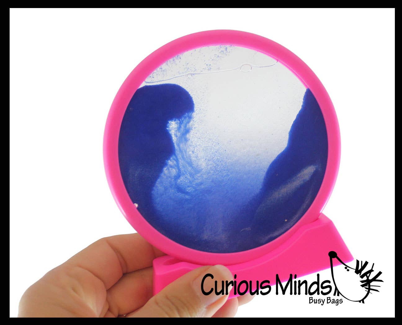 Curious Minds Toys - Vente Fidget/jouet anti-stress – enfant - 1 Paysages de sable - Sable en mouvement - Bureau apaisant, sensoriel, magasin1