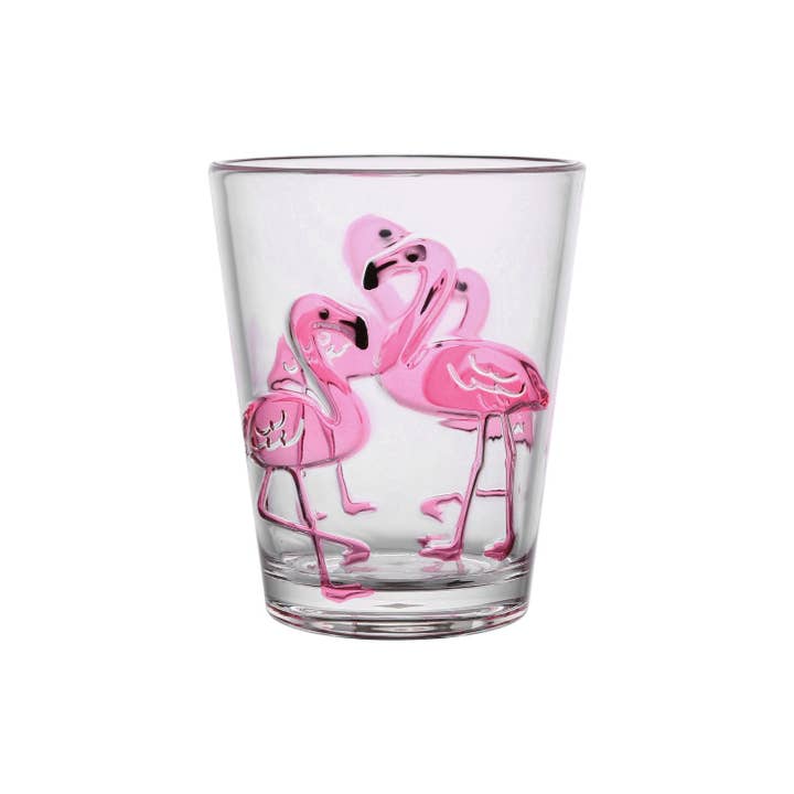 Flamingo 16 uns. akryl plast DOF Tumbler för wholesale av Supreme Housewares