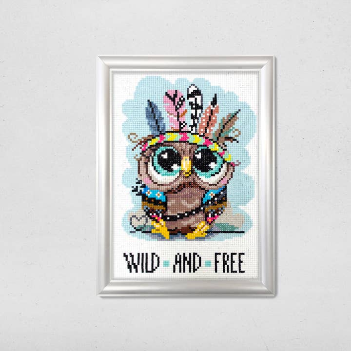 RTO&Collection D'Art (RTO Baltic OU) - Wholesale DIY craft kit - Diamond Painting Kit Wild and Free Owl DE70851