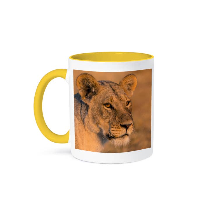 3dRose - Wholesale Coffee Mug - 3dRose, Botswana. Savuti. Female lion portrait., Mug