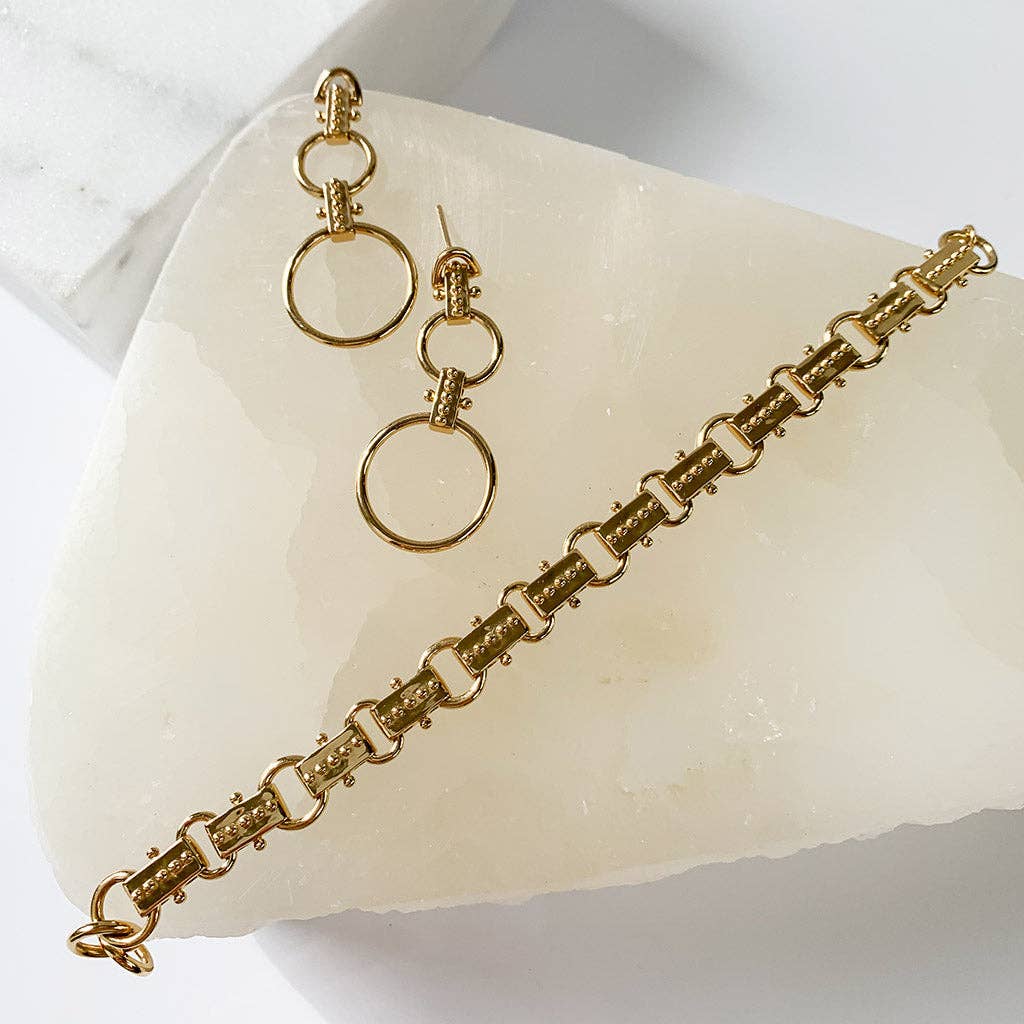 Shop Lausanne - Wholesale Link & Chain Bracelet - Eternal Link Bracelet Gold5