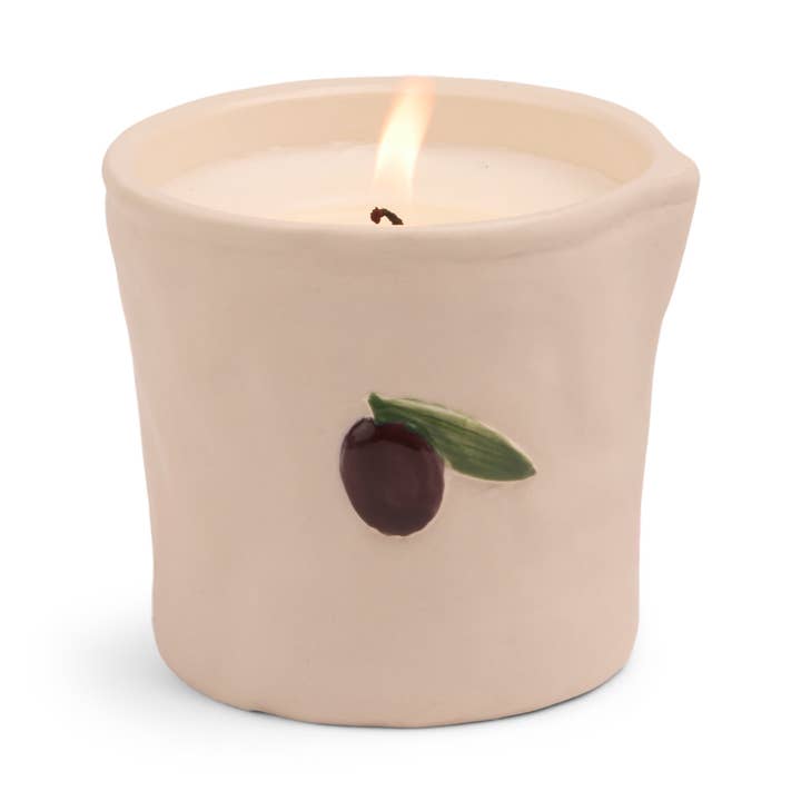 Paddywax Bistro Olive Ceramic Candle - Fig Olive for wholesale by Designworks Collective