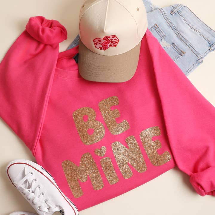 BE MiNE Heavyweight Fleece Sweatshirt for wholesale by Fashion City