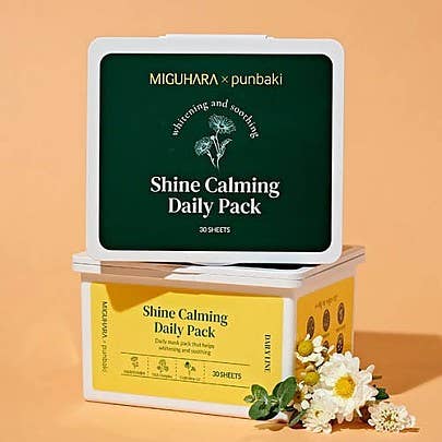 Best Beauty Group - Wholesale Skincare Face Mask - MIGUHARA Shine Calming Daily Sheet Mask (30 masks)
