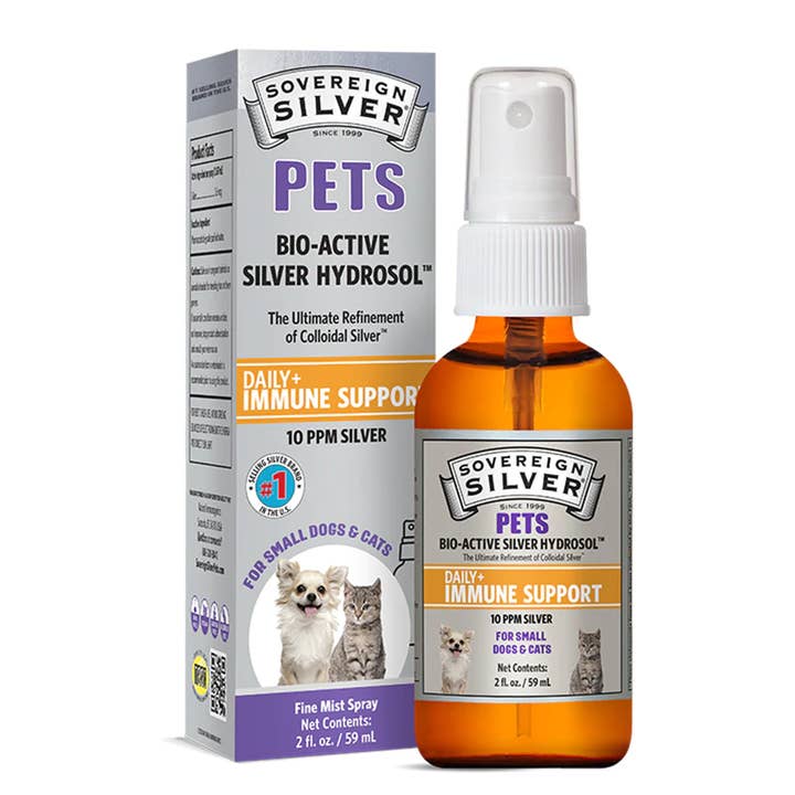 Katie's Pet Products - Wholesale Pet Supplement - Cat/Dog - SOVEREIGN SILVER PET COLLOIDAL SILVER 2 OZ SPRAY