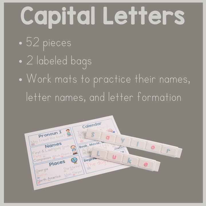 Capital & Lowercase Letters Set for wholesale by OTTER Reading