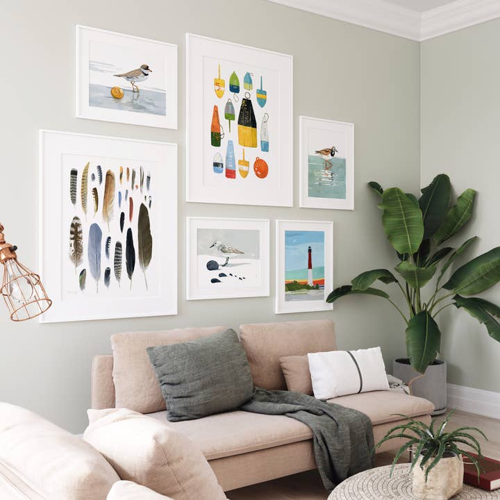 Studio Tuesday – wholesale Konsttryck – Hummer Bojar akvarellmålning, Färgglada Nautisk Tryck4