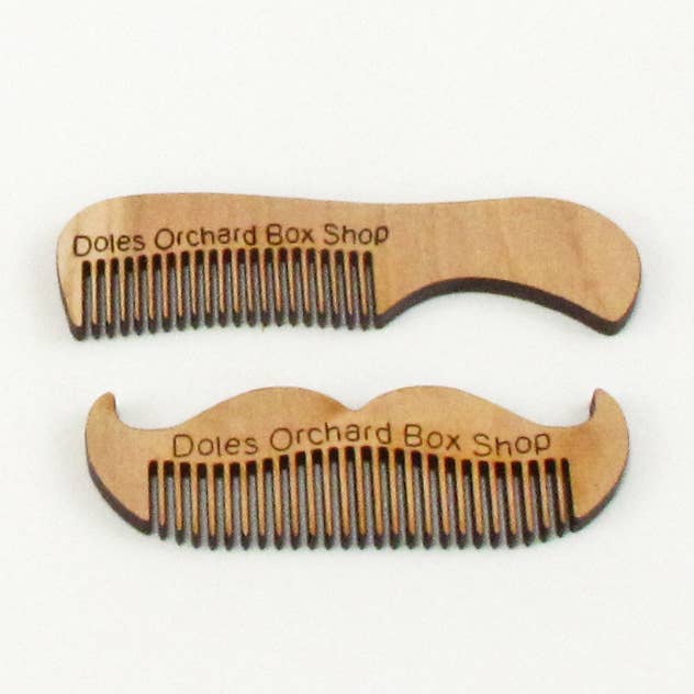 Made and Assembled - Wholesale Hair Brush/Comb - Mustache Combs