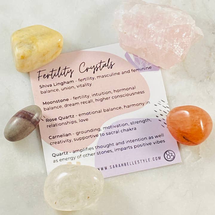 Fertility Crystals for wholesale by Sarah Belle