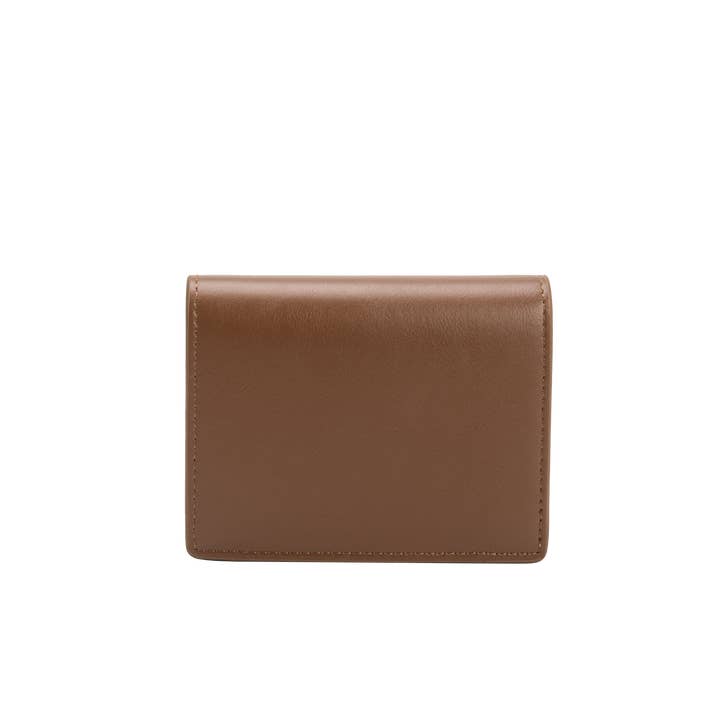 Melie Bianco - Wholesale Card Holder - Women's - Milo Espresso Vegan Card Case Wallet