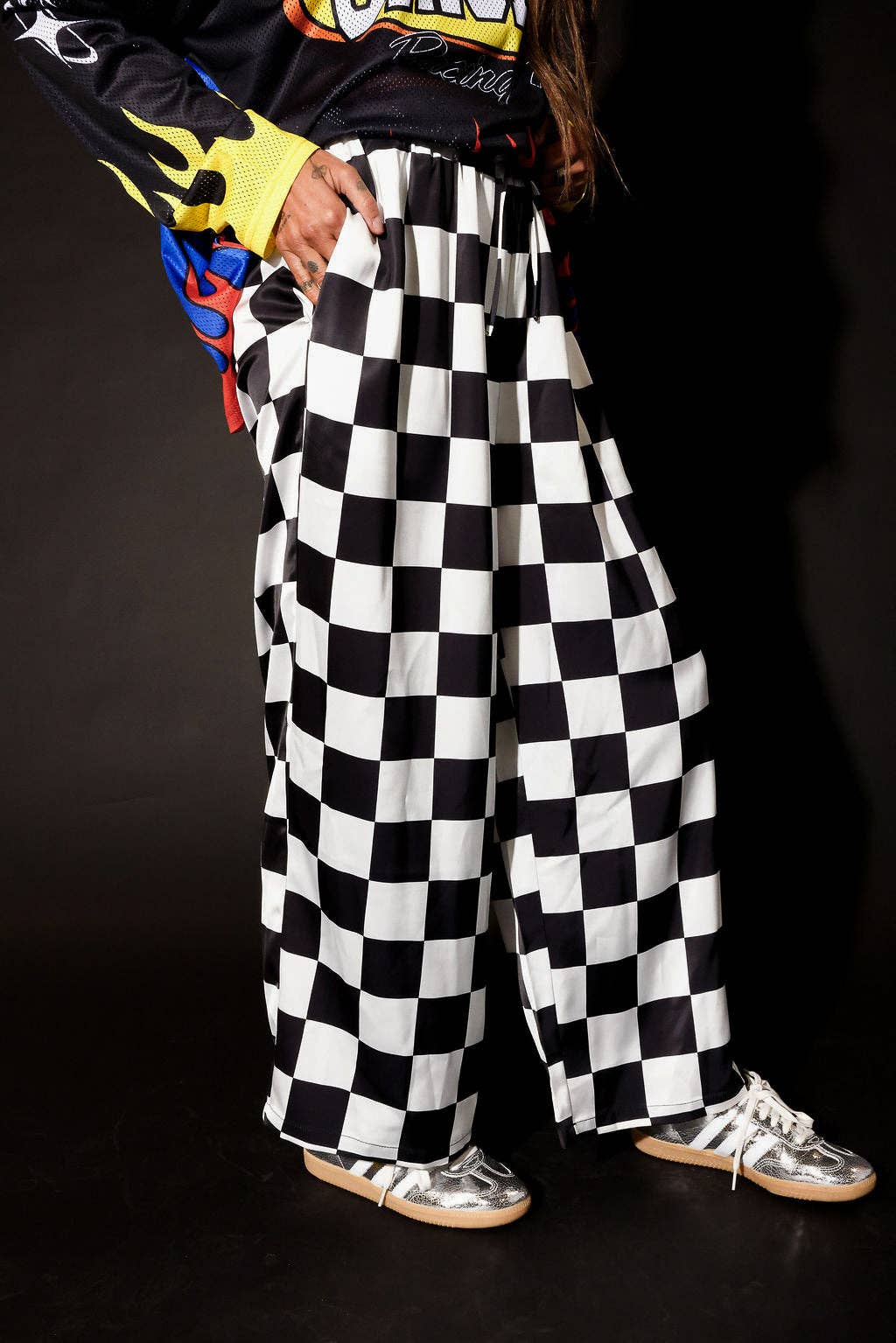 Burnt Toast - Wholesale Pants - Women's - Fast Lane Wide-Leg Pants7