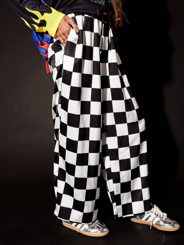 Burnt Toast - Wholesale Pants - Women's - Fast Lane Wide-Leg Pants7