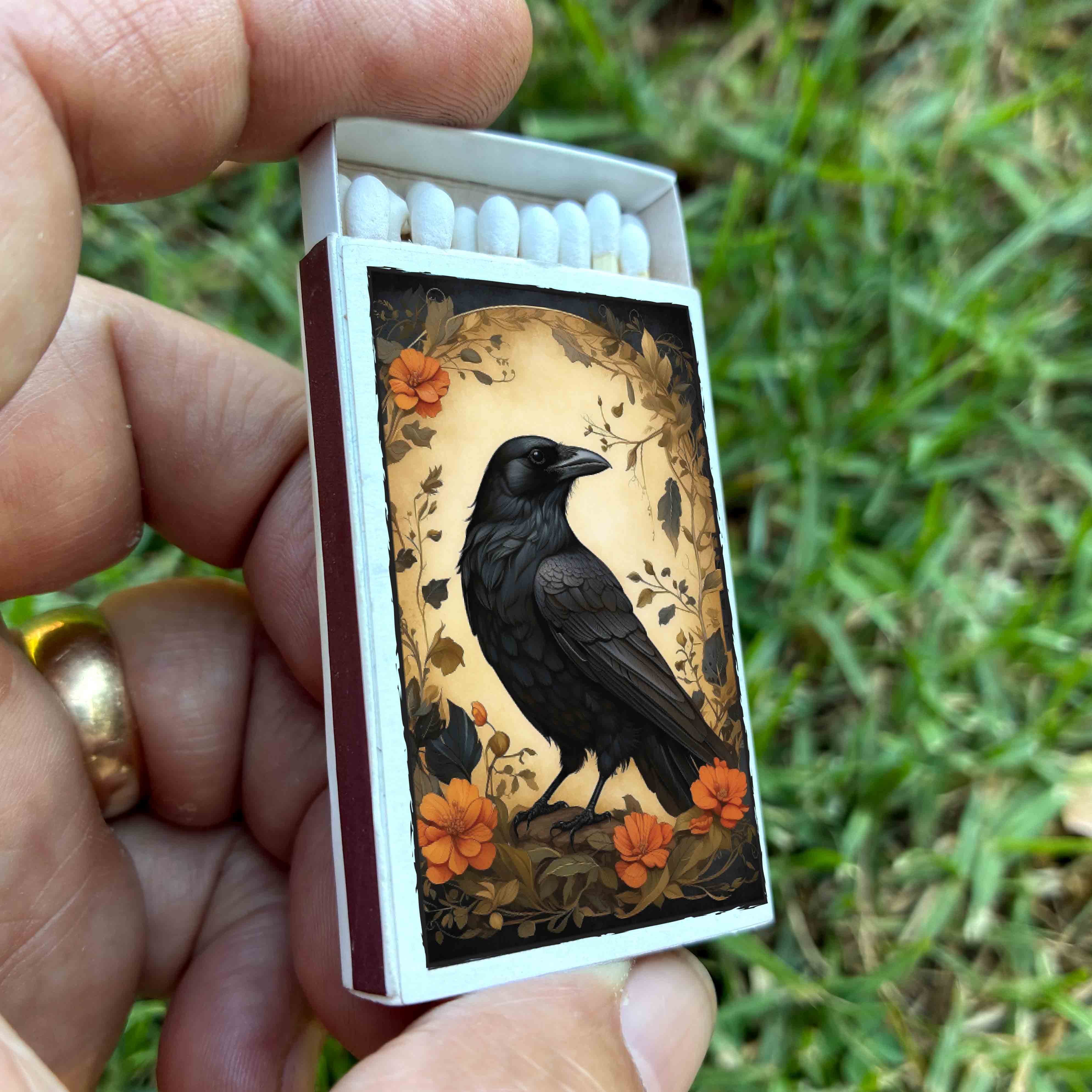 Most Amazing - Wholesale Matches - Raven Matchbox • Matches • Candle Acc • Stocking Stuffer3