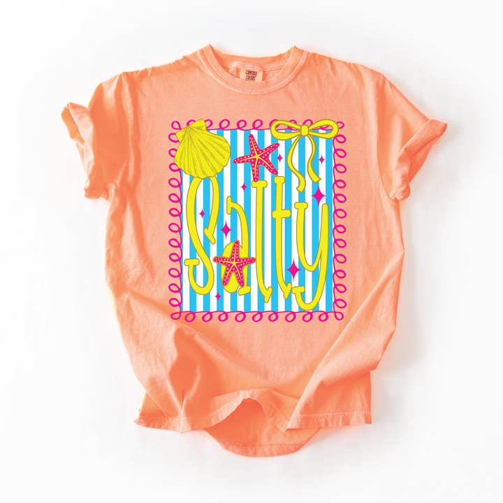 Salty Summer Graphic Tee for wholesale by Southern Attitude Designs Inc