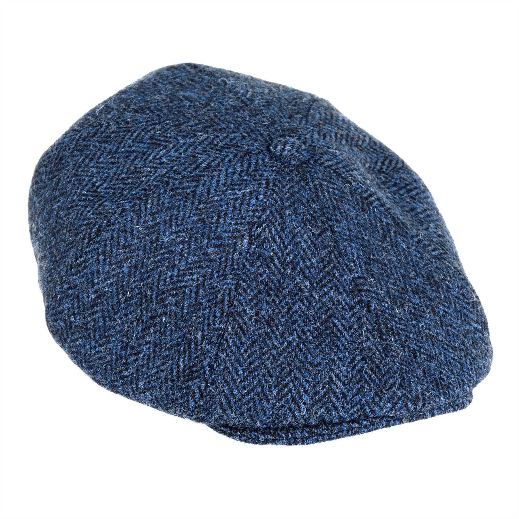 Heather Hats & Accessories - Wholesale Newsboy/Schoolboy Hat - Unisex - ZH015 Arran Harris Tweed 8 Piece Cap2