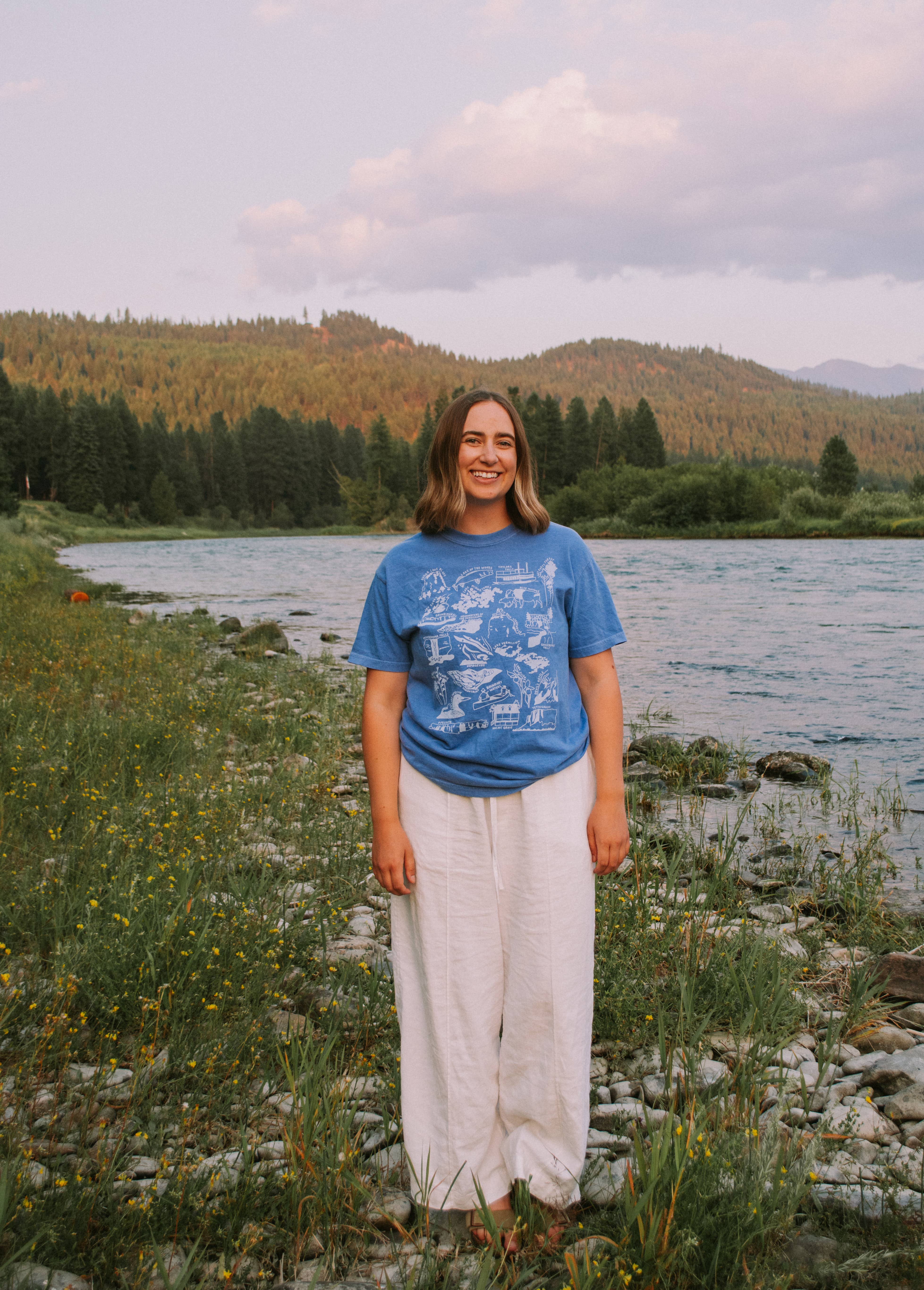 Traildust Goods - Wholesale Screen Printed T-Shirt - Unisex - Minnesota Parks Souvenir T-Shirt Unisex Comfort Colors8