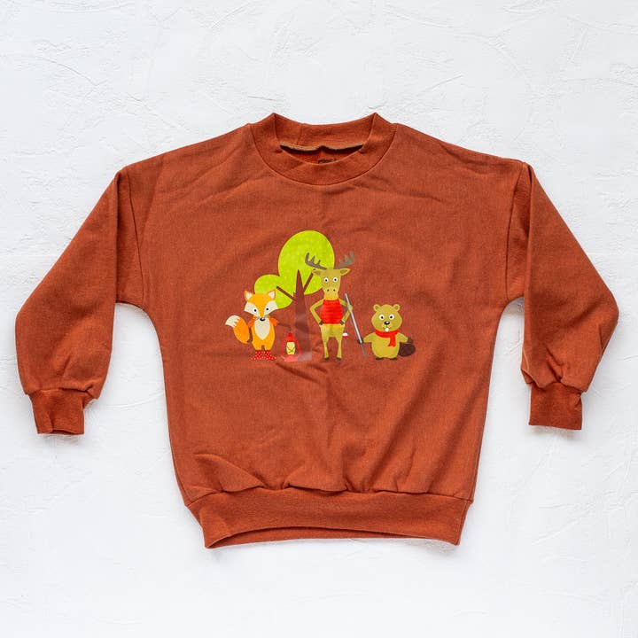 Canadian Crew Oversized Crew - Copper for wholesale by Peanut and Bumble