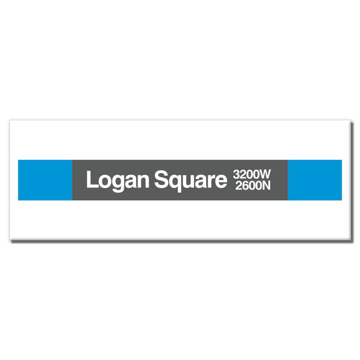 CTAGifts - Wholesale Magnet - Logan Square Magnet