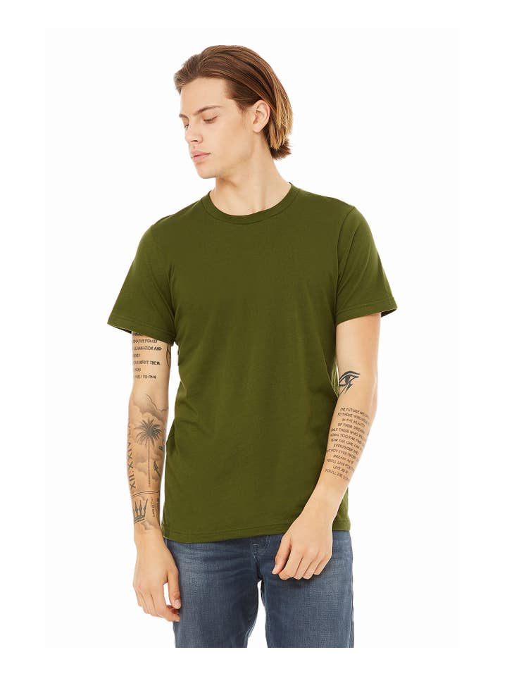 Print The Dream - Vendita all'ingrosso Maglietta - Uomo - Bella Canvas 3001 T-shirt, camicie bianche, camicie morbide unisex29