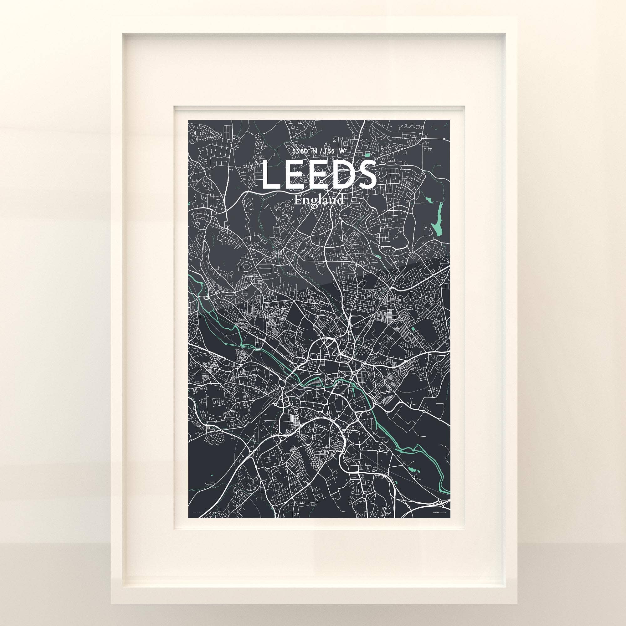 OurPoster.com – wholesale Poster – Leeds karta affisch157