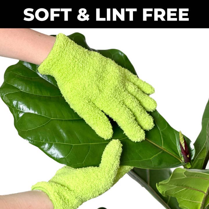 Bless Your Soil - Wholesale Garden Gloves - Microfiber Dusting Gloves for Plants : Leaf Lovers 2.05