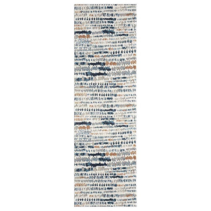 LR Home - Wholesale Area Rug - Washable Modern Blue/Gray Abstract Indoor Area Rug5