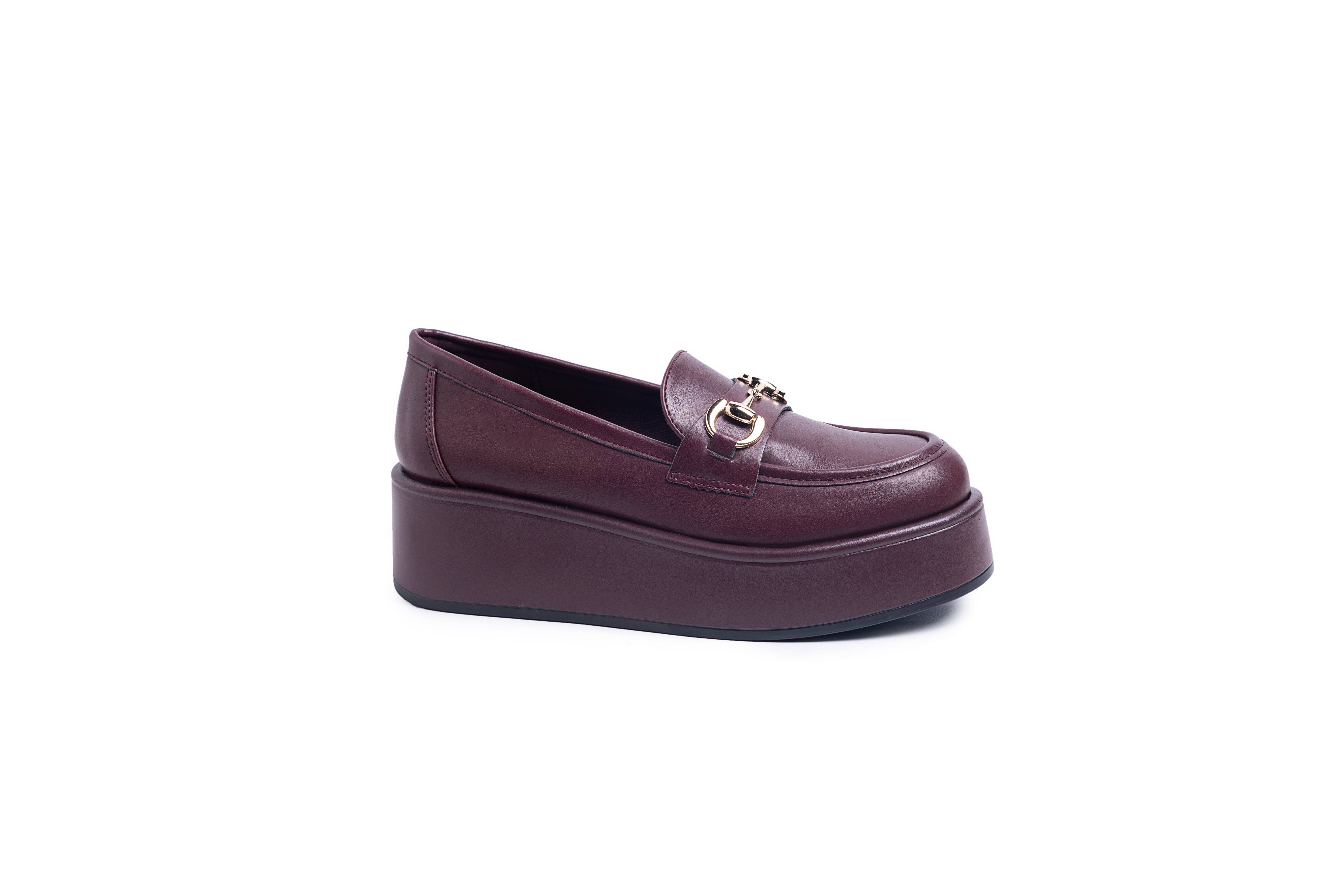 C'M PARIS - Wholesale Loafers - Women's - Platform Loafer with Metal Bit 683172