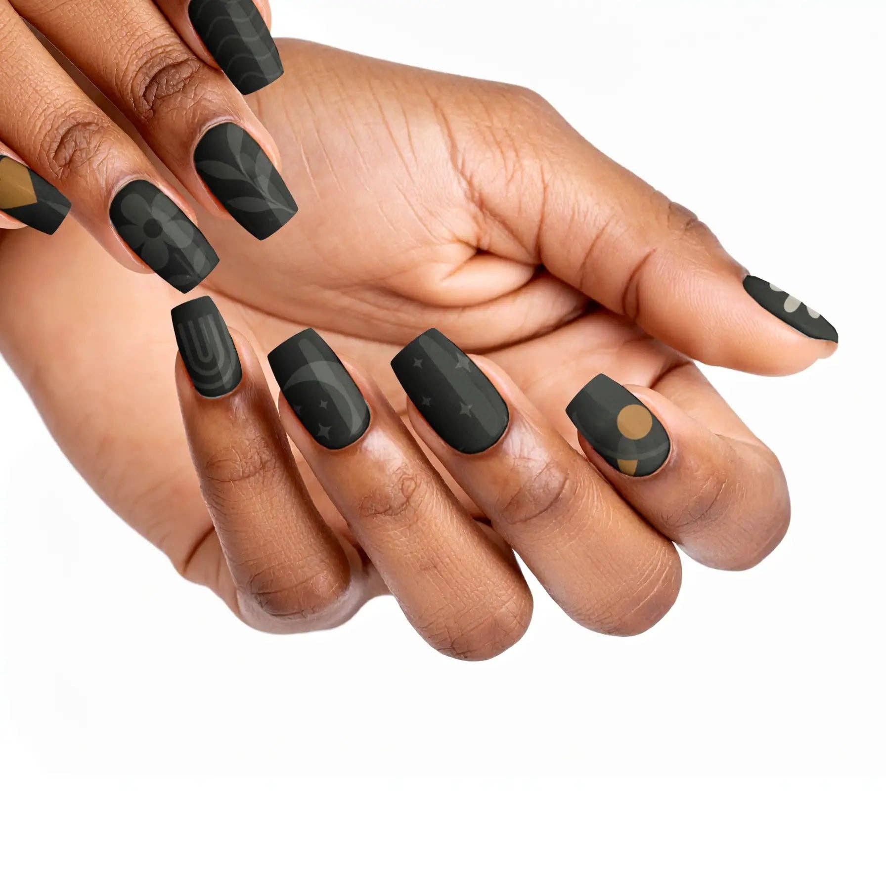 FYNE BODY - Wholesale Press-on/fake nails - Midnight Sunbeam Black Summer Press-On Nails86