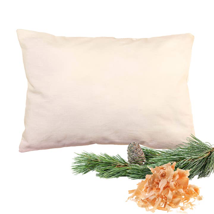 Coussin en pin cembro 30x20cm pour la vente par B&W Werbeartikel GmbH - B&W