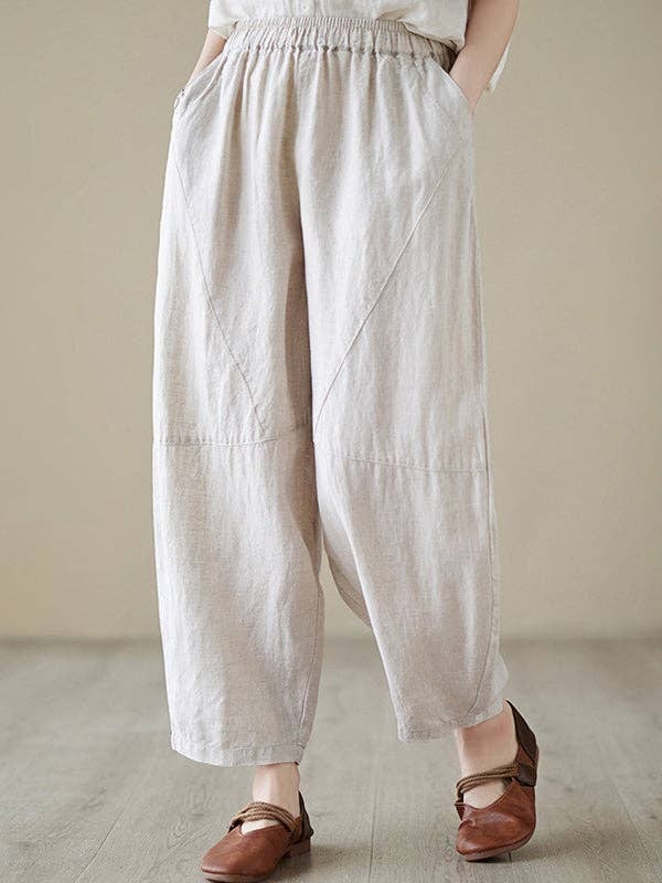 Sheer Trend - Wholesale Pants - Women's - Harem Pants Loose Casual Pants Bottoms2