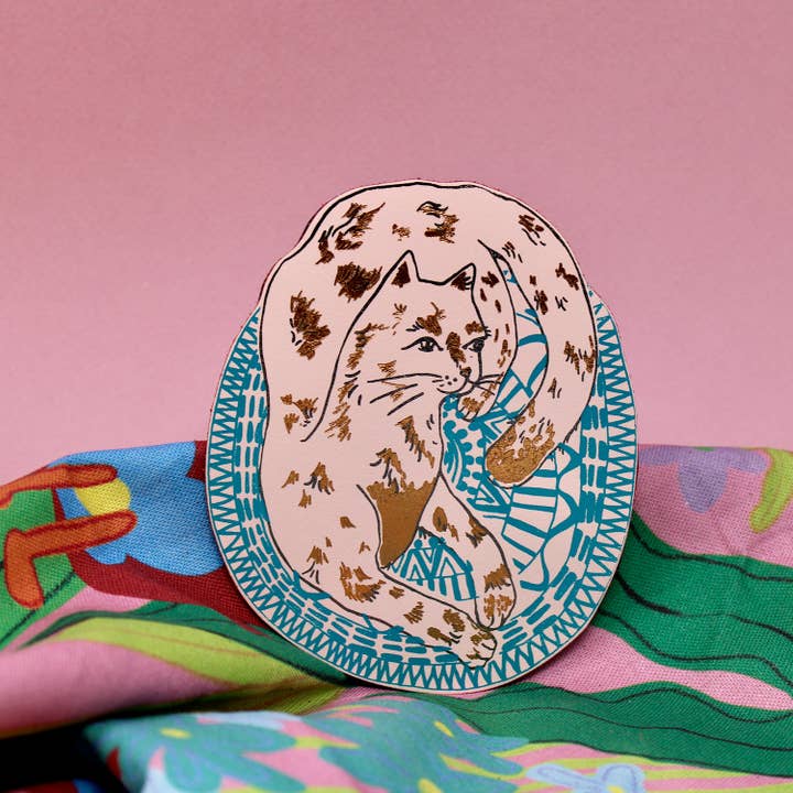 Ark Colour Design – wholesale Magnet – Cat on a Mat Magnet4