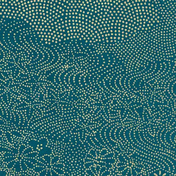 Dix janvier – wholesale Hängande örhängen – Origami örhängen - Små blad - Påfågel blå1