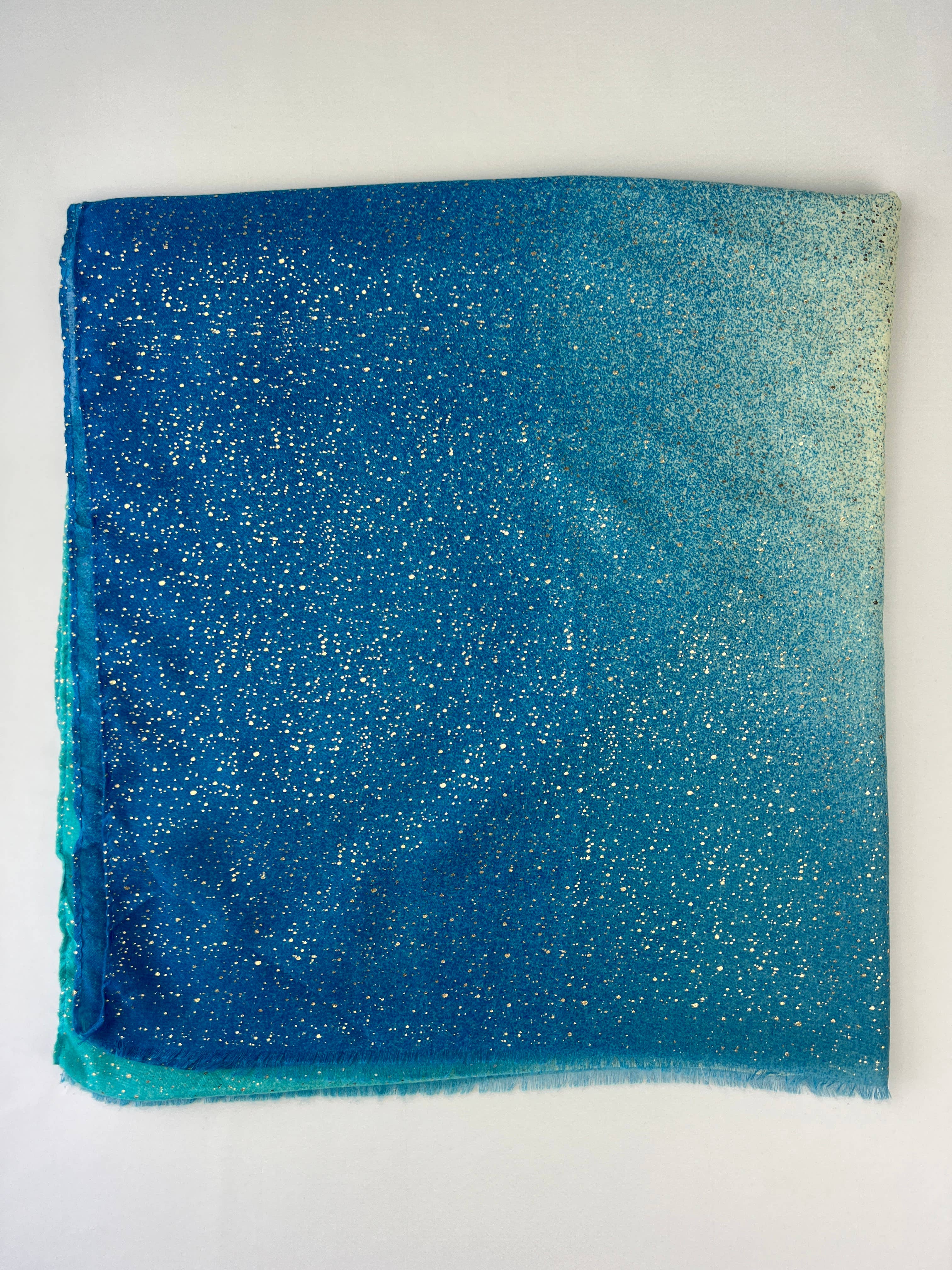 L'Emotion - Wholesale Scarf - Women's - Scarf with Silver Sequin Gradient Patterns0