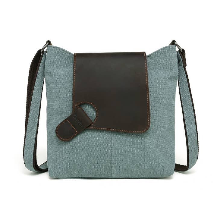 Sac à bandoulière en toile SB 538 (Turquoise) pour la vente par Davan