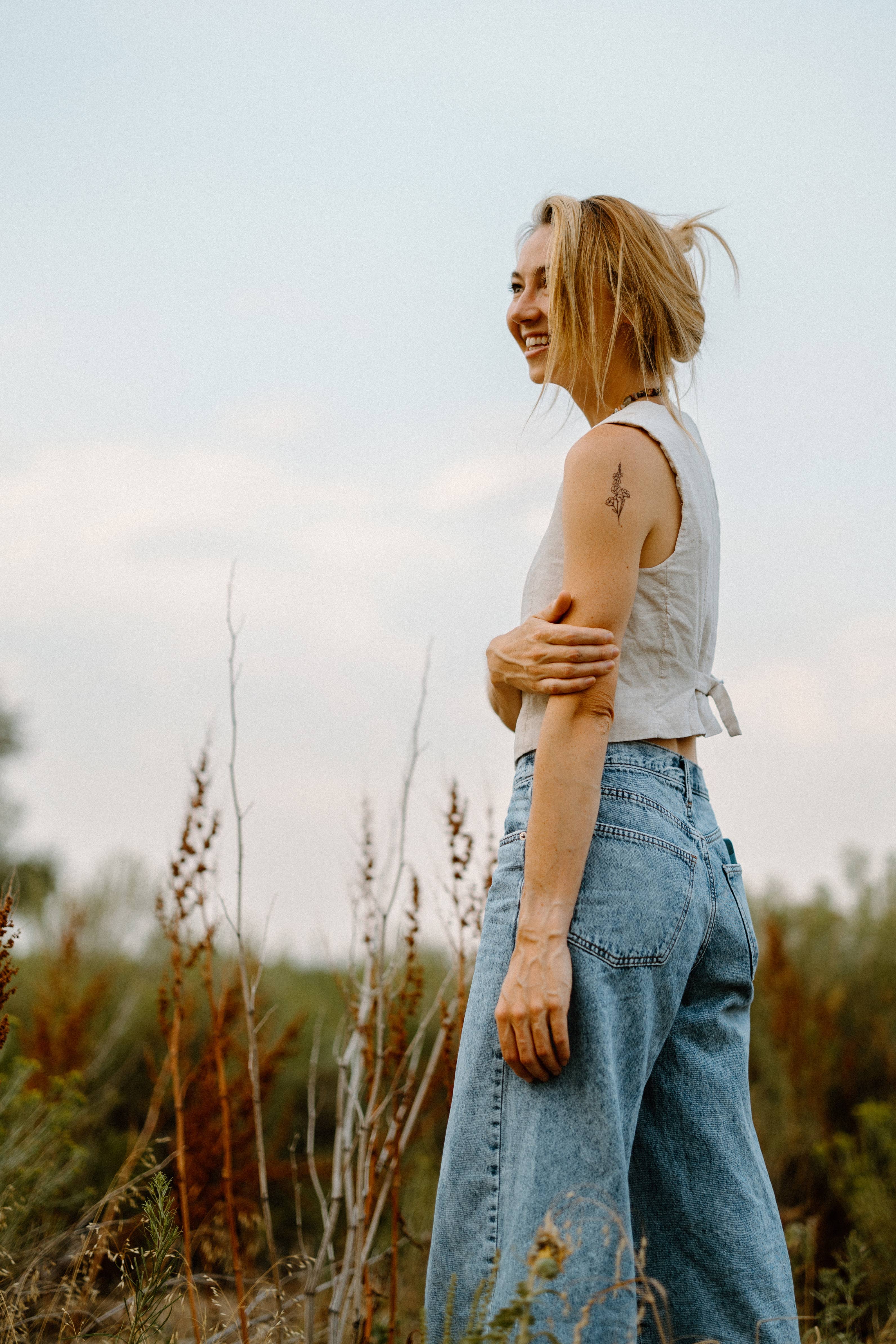 Saint Tattoos – Engroshandel Midlertidig tatovering – Gladiolus + Cosmos midlertidige tatoveringer3