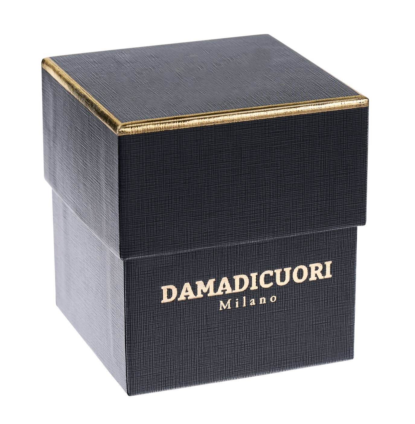 DAMADICUORI Milano - Wholesale Artificial Flowers - Unique preserved red rose in a luxurious black and gold box1