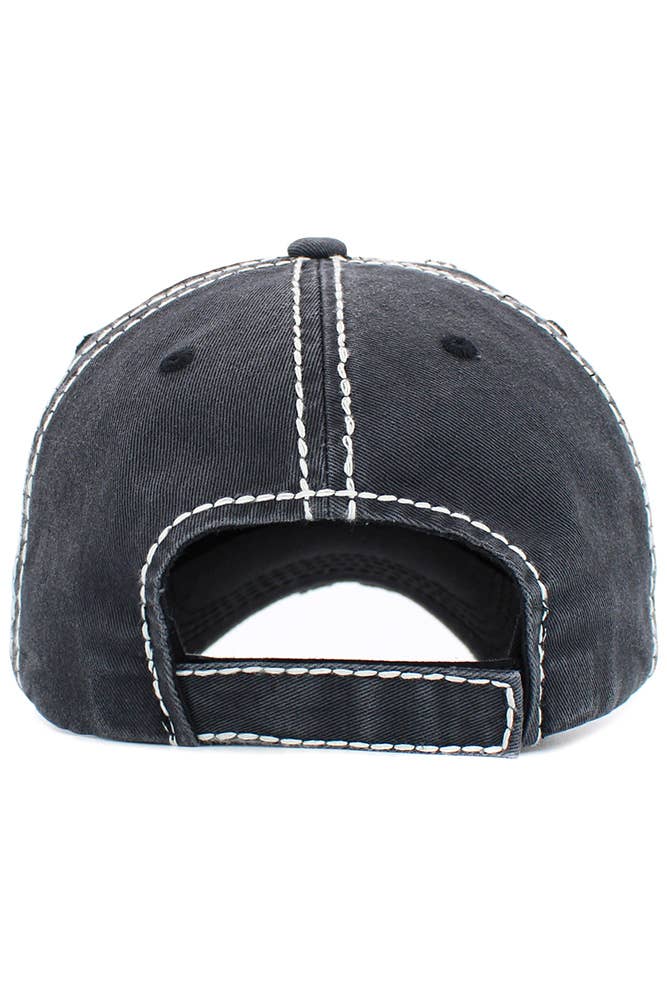 Hana - Wholesale Honkbalpet - Dames - HET LEVEN IS BETER MET JESUS Washed Vintage balpet6