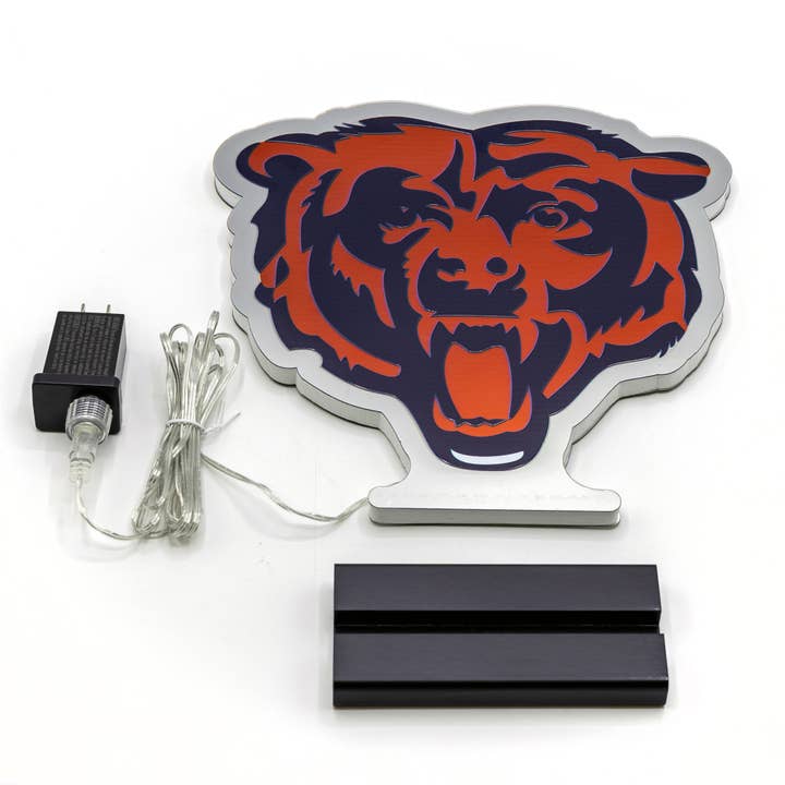 Sporticulture - Wholesale Neon Sign - NFL CHICAGO BEARS LED INFINITY LOGO LIGHT