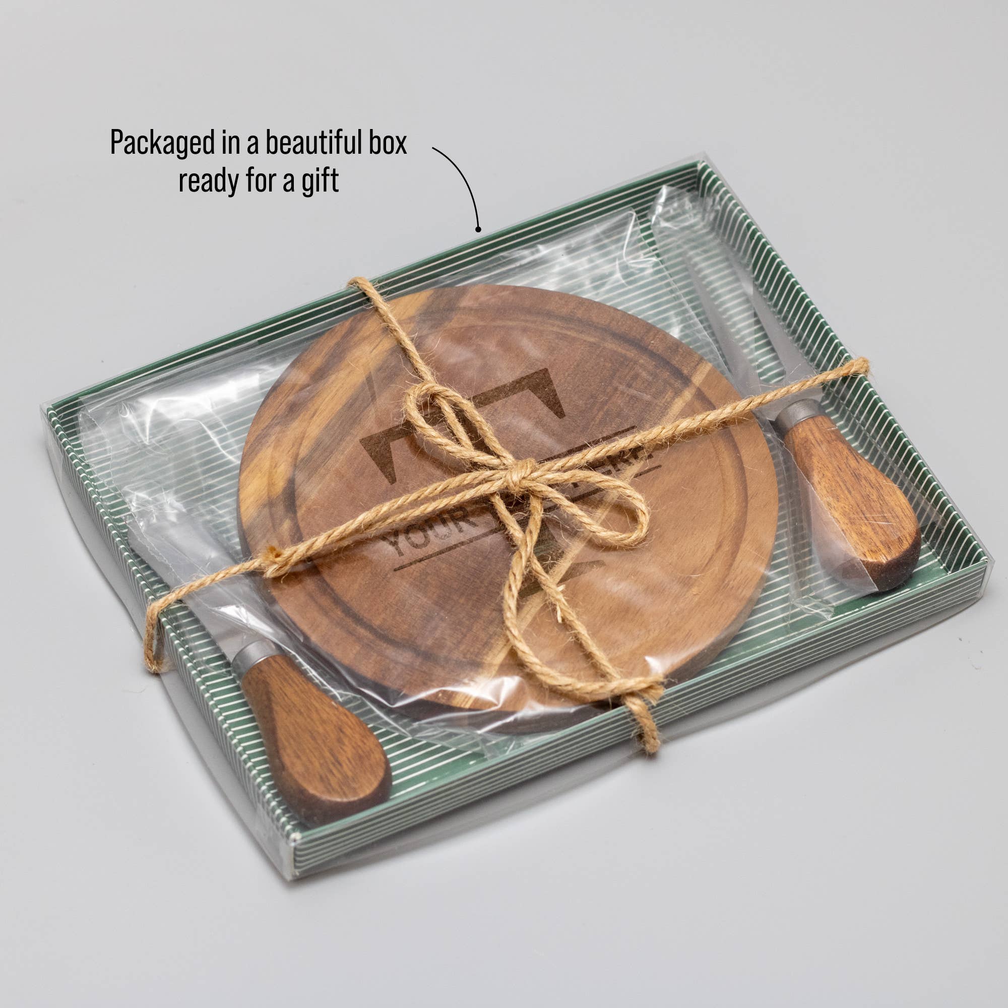 Famgraving - Wholesale Cheese Board - Personalized Mini Charcuterie Cheese Knives Board Set4