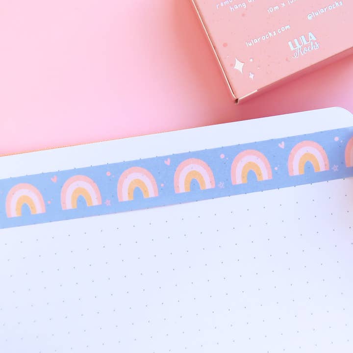 Blue Rainbow Washi Tape for wholesale by Lula Rocks