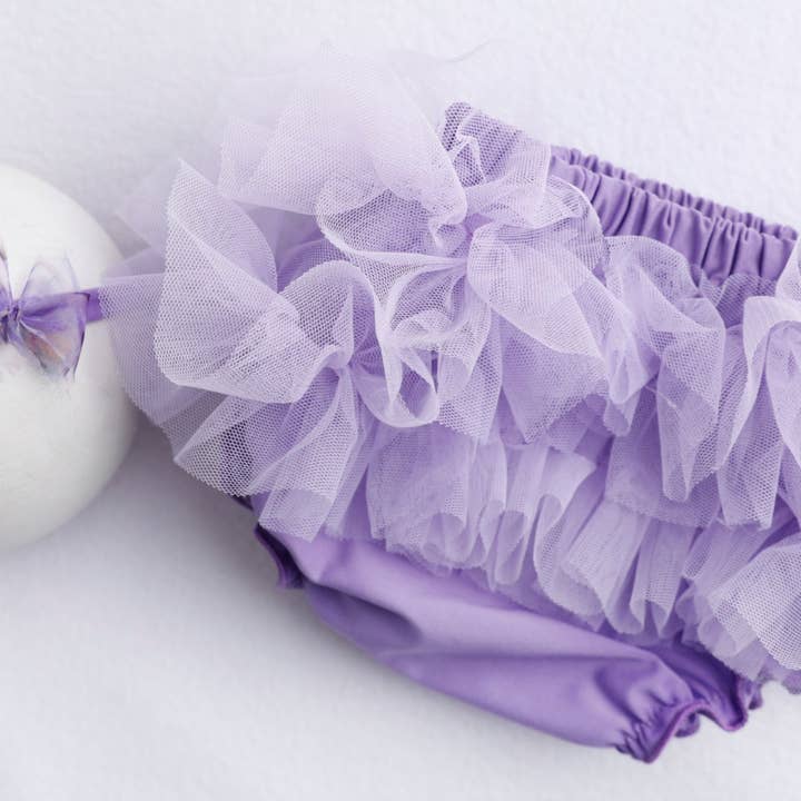 Little booty ruffled diaper cover for wholesale by Ana Brandt Baby