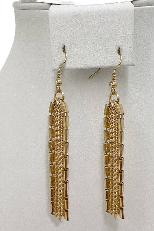 Andrea Bijoux - Wholesale Jewelry Set - Multi Chain Collar Necklace Set1