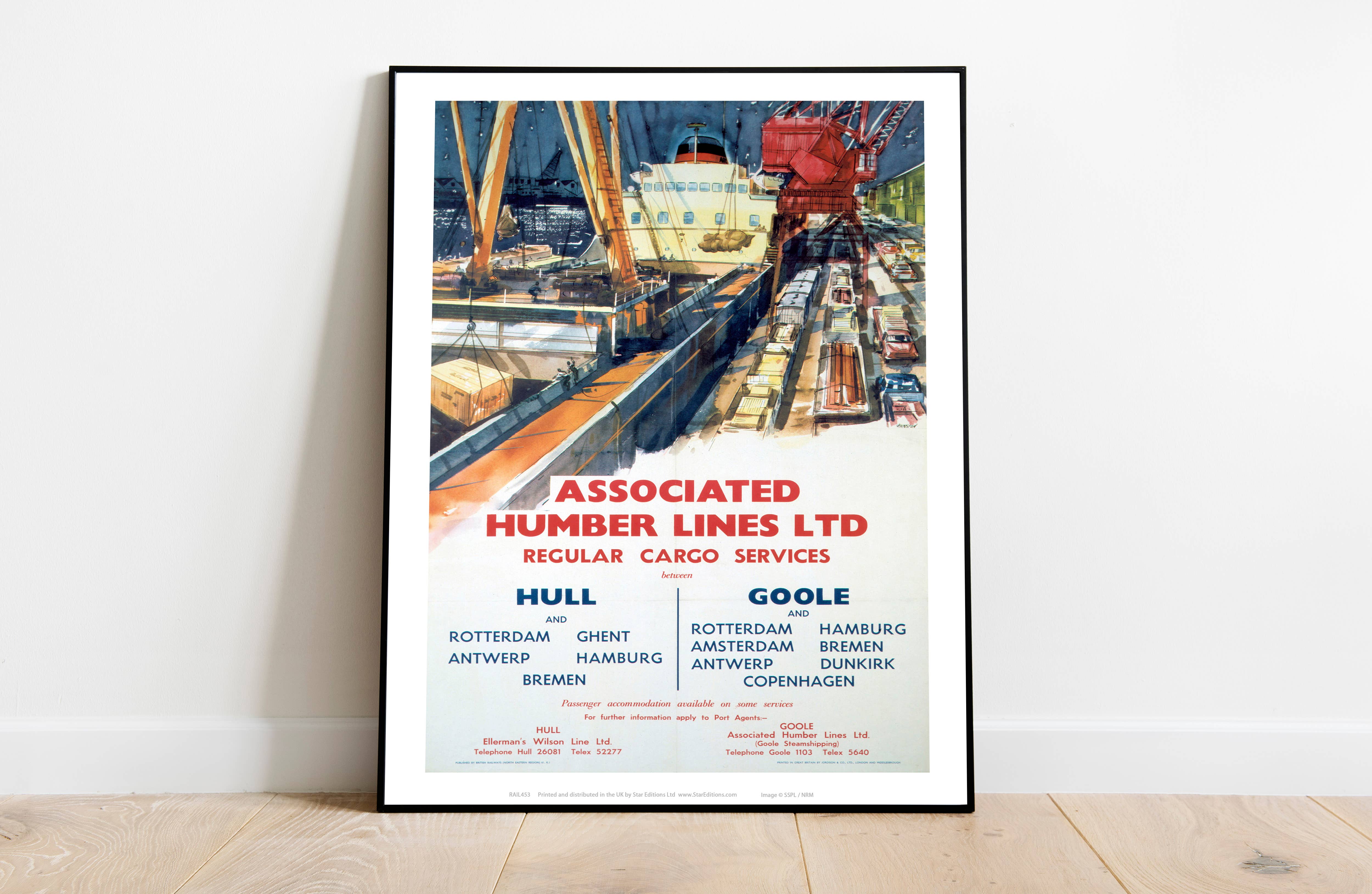 Star Editions – wholesale Art print – Associated Humber Lines Ltd Hull And Goole - Art Print1