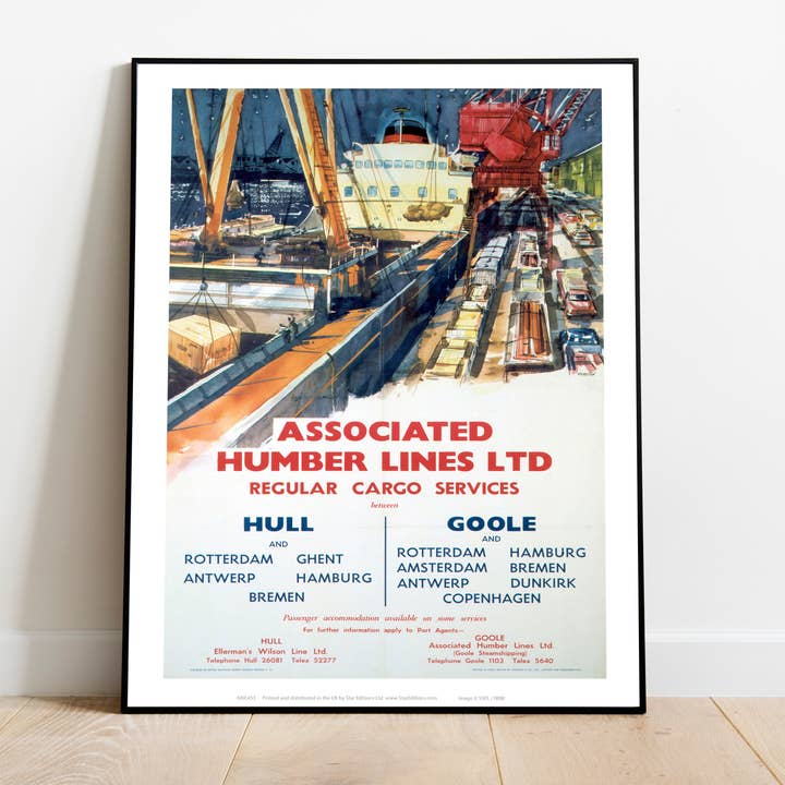 Star Editions – wholesale Art print – Associated Humber Lines Ltd Hull And Goole - Art Print1