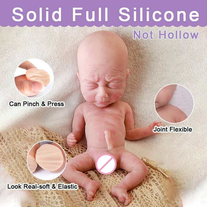 Serendoll - Wholesale Doll - Kids - Serendoll 15.4"/ 39 Cm Full Silicone Reborn Baby Doll,solid1