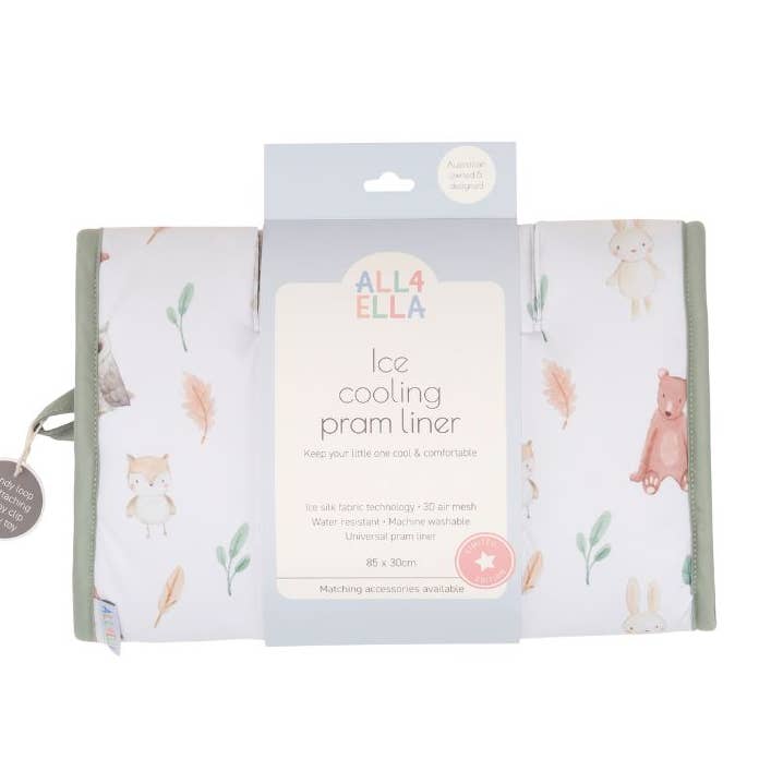 Doublure de landau rafraîchissante - Amis de la forêt pour la vente par All4Ella