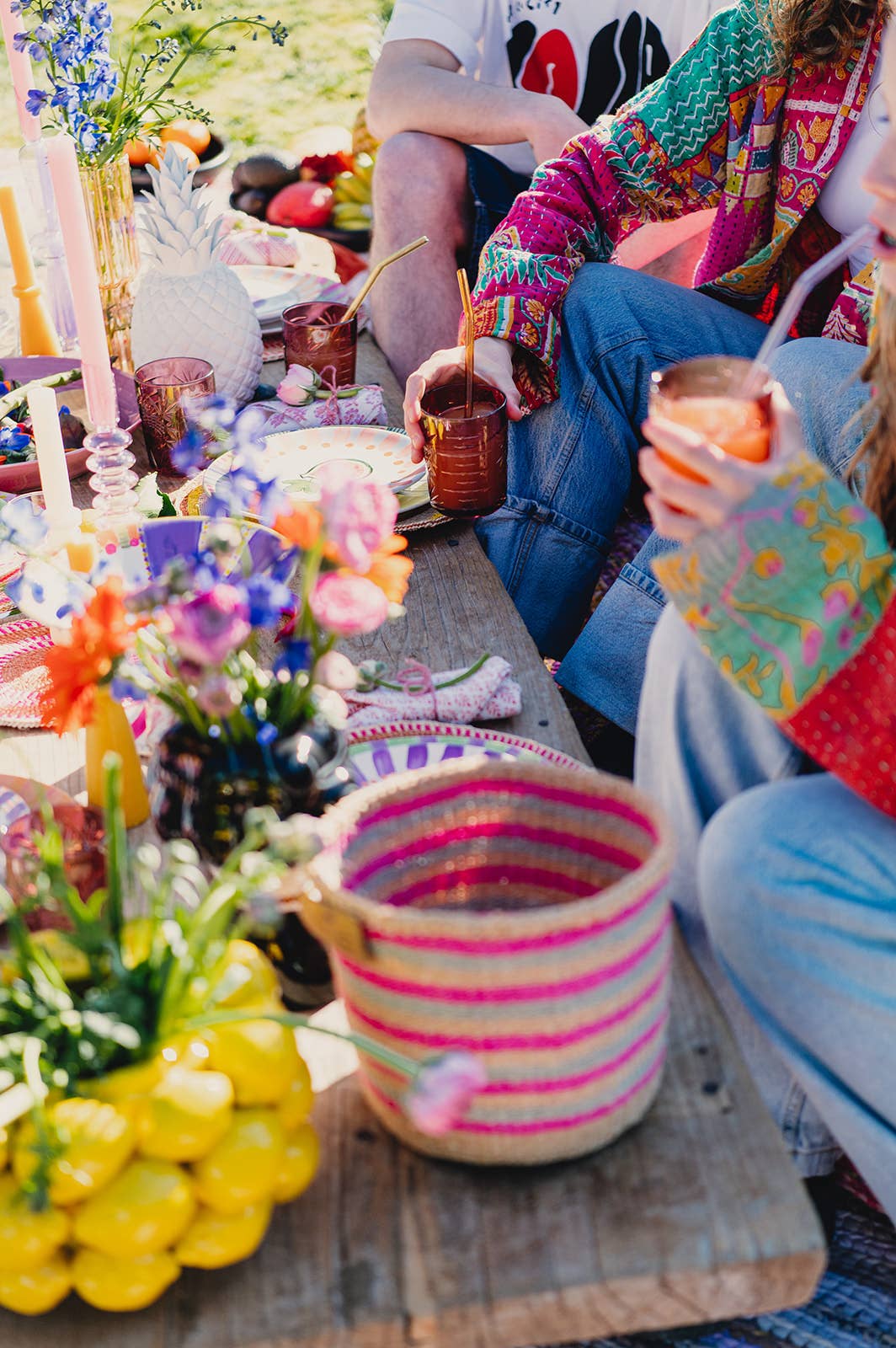 Crafts by Solid - Wholesale Basket - Handwoven Sisal Baskets - Colourful hues - XXS - XXL26
