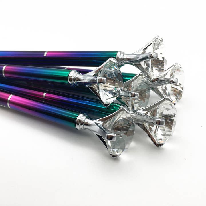 GOAL DIGGER DIAMOND PEN - RAINBOW - SET OF 6 for wholesale by SNIFTY
